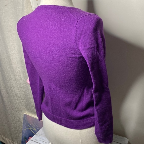 🌷100% Merino Wool🌷 Purple Sweater - Picture 7 of 7